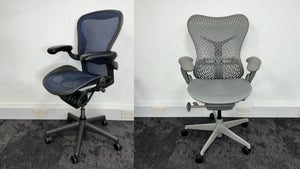 Herman Miller Aeron and Herman Miller Mirra