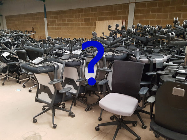 Go to article: a lot of second hand office chairs 