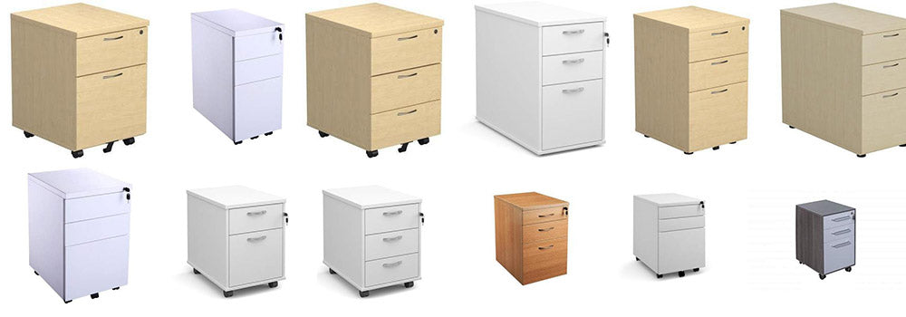 Order office pedestals and other office furniture.