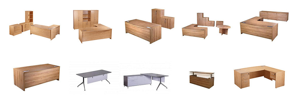 collection of executive desks and executive office furniture sets