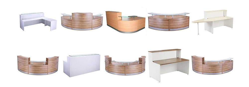 Range of reception counters available to order in Greater London with nationwide delivery service.