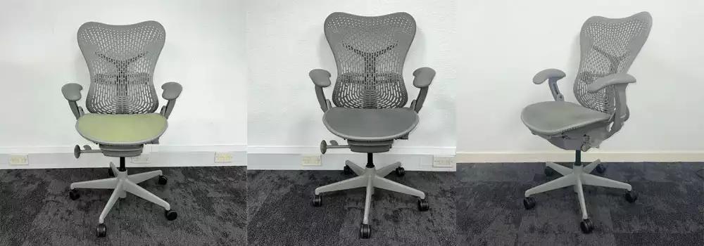 three used Herman Miller Office charis in our office in Mitcham, Greater London