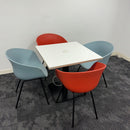 Used Hay Meeting Table Bundle With Power