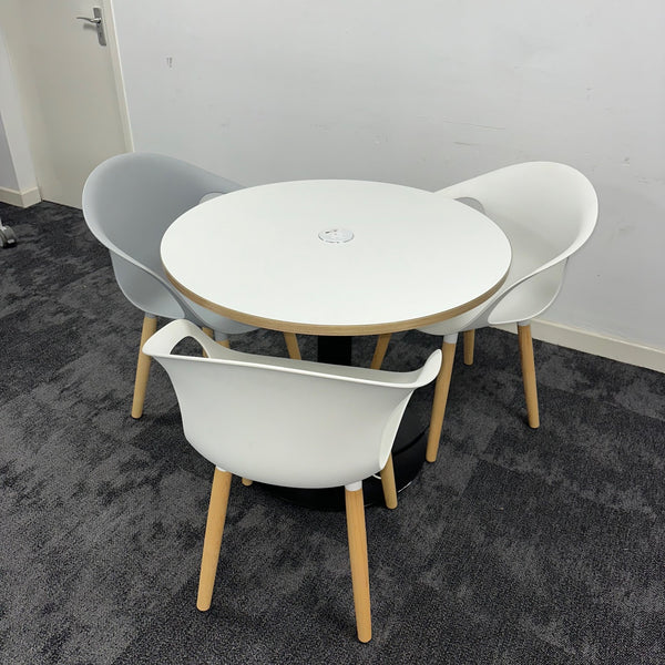 Used Senator Meeting Table Bundle With Power