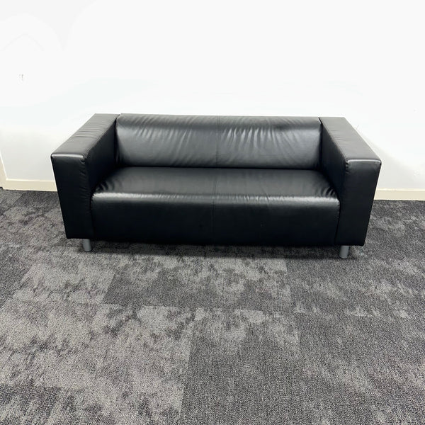Used Faux Leather Sofa