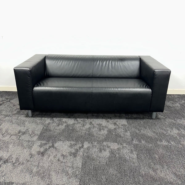 Used Faux Leather Sofa