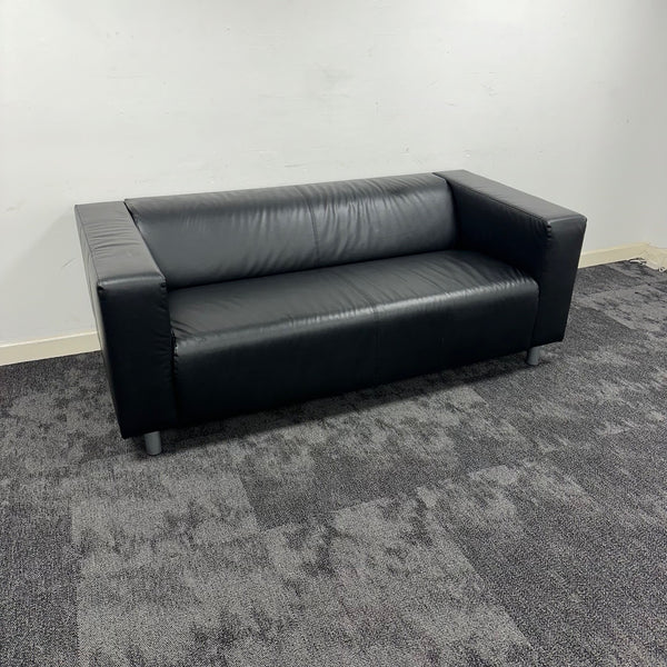 Used Faux Leather Sofa