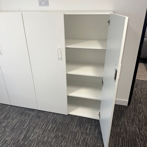 Used White Storage Cupboard