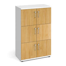 Wooden storage lockers - 6 door