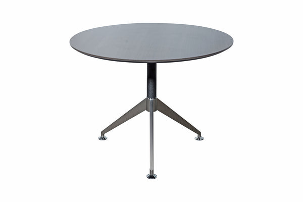 Nero 1.0m Diameter Circular Table with Tri-Legged Base - Anthracite
