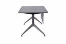 Nero 2.0m Rectangular Desk with Modesty Panel - Anthracite