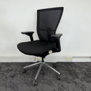 Used Bestuhl Radius Black Mesh Task Chair with Lumbar