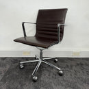 Used ICF UNA Leather Meeting Chair