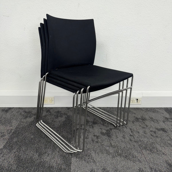 Used Stackable Fabric Meeting Chair