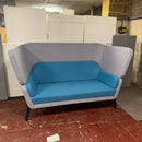 Used High Back Two Tone Two Seater Sofa