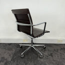 Used ICF UNA Leather Meeting Chair