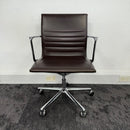 Used ICF UNA Leather Meeting Chair