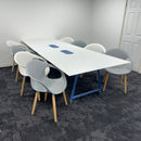 Used Frovi Meeting Table with 8 Senator Chairs