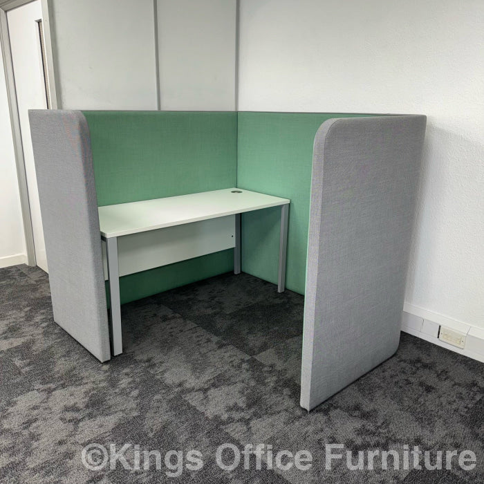 Used Acoustic Study Booth With Desk