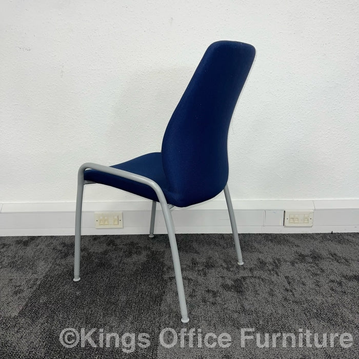 Used Blue Fabric Staking Chairs