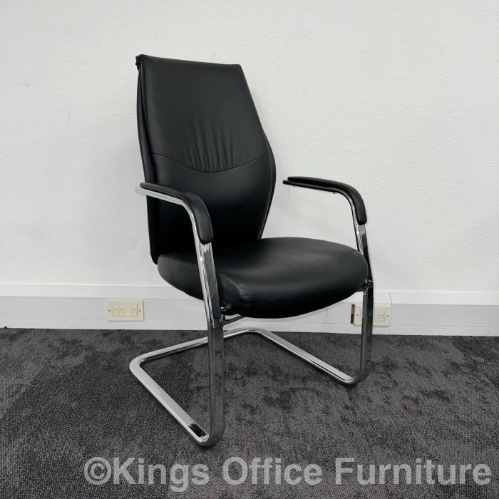 Used Executive High Back Leather Meeting Chair