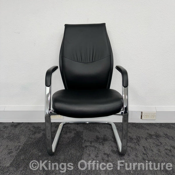 Used Executive High Back Leather Meeting Chair