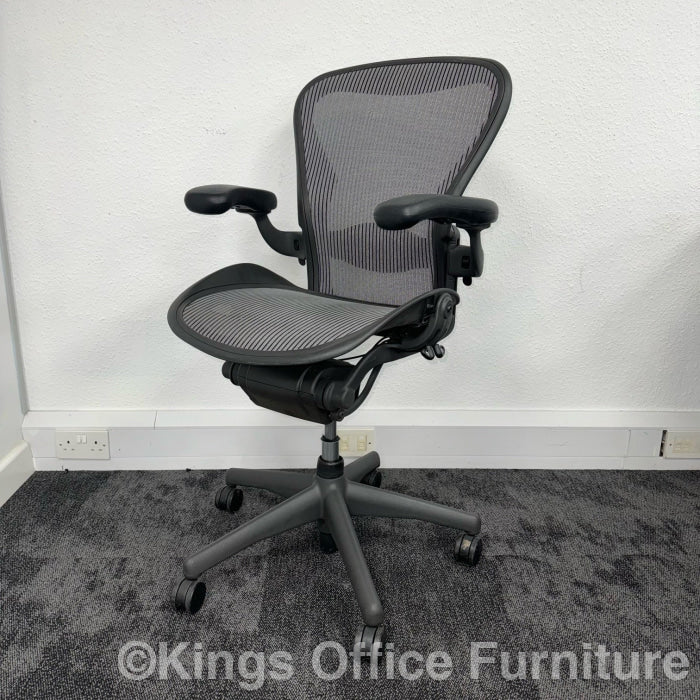 Used Herman Miller Aeron Standard Grey Mesh