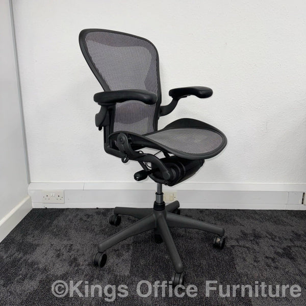 Used Herman Miller Aeron Full Spec Grey Mesh