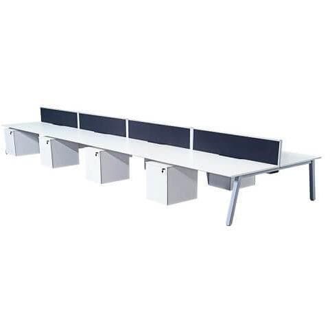 double bench desk add on