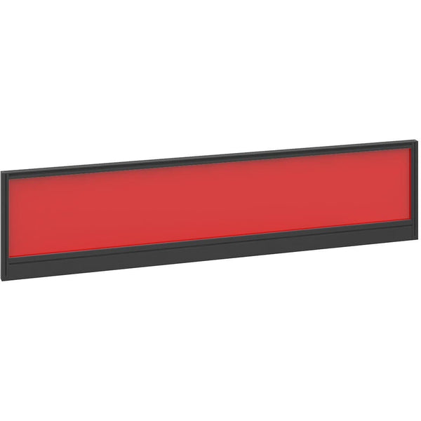 glazed desk mounted screens