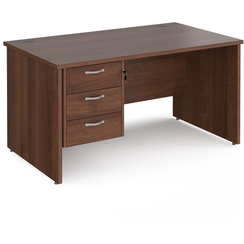 panel office desk with storage 