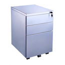 white office pedestals