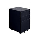 white office pedestals