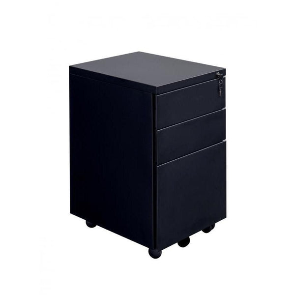 white office pedestals