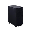 white slimline office pedestals
