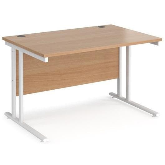 Straight Desk with 2 Drawer Pedestal DM