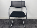 Used Vitra Visavis Black Meeting Chair