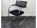 Used Vitra Visavis Black Meeting Chair