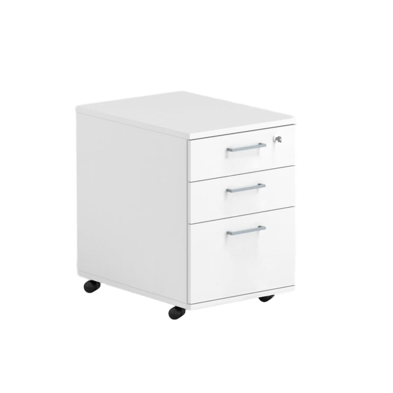 White Mobile Pedestal NB Kings Office Furniture