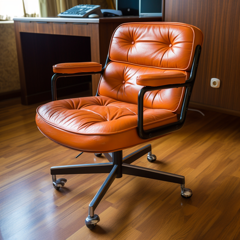 a classic designer office chair; second hand office furniture