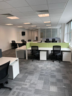 Another Job Completed: Second hand desks chairs and pedestals in Hammersmith