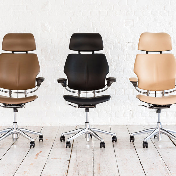 Go to article: three humanscale freedom office chairs in a row