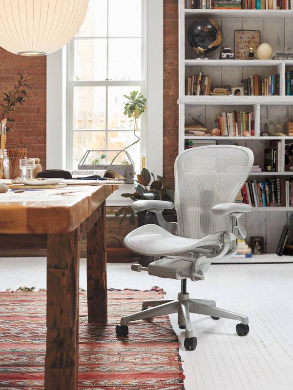 Go to article: White Herman Miller Aeron office chair