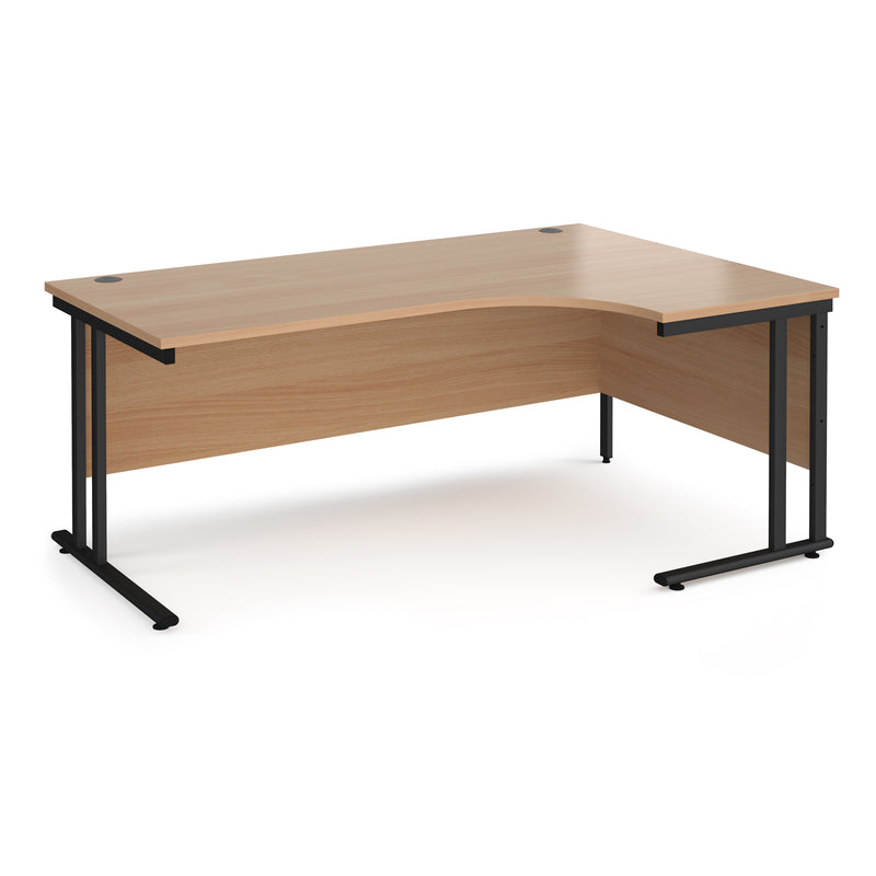 What is a curved desk
