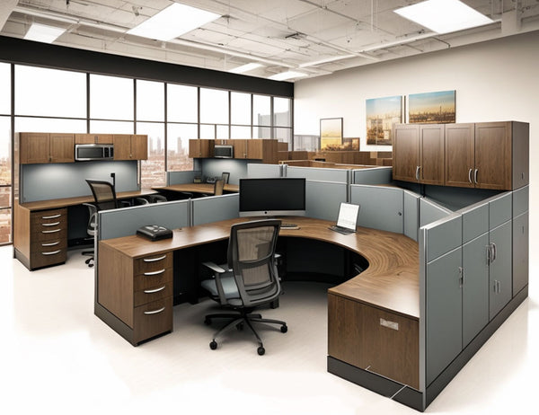 Go to article: London office interior with second hand office furniture