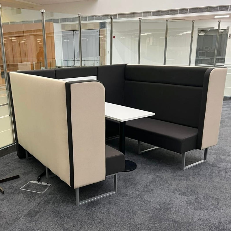 Used 6 Seater Office Booth with Power