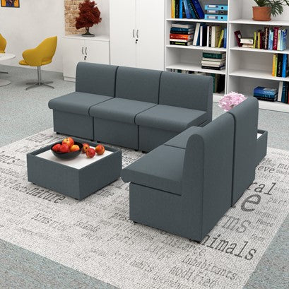 Alto Modular Reception Seating + Coffee Table Set