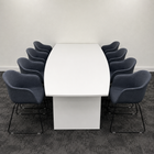 Used Muuto Arrow Headed Meeting Table Set with 8 Chairs