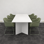 Used Muuto Meeting Table Set with 6 Chairs