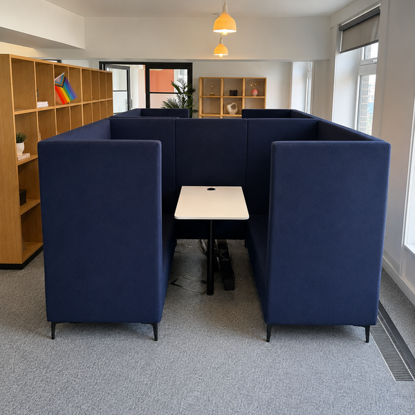 Used 6 Person Booth with Central Power